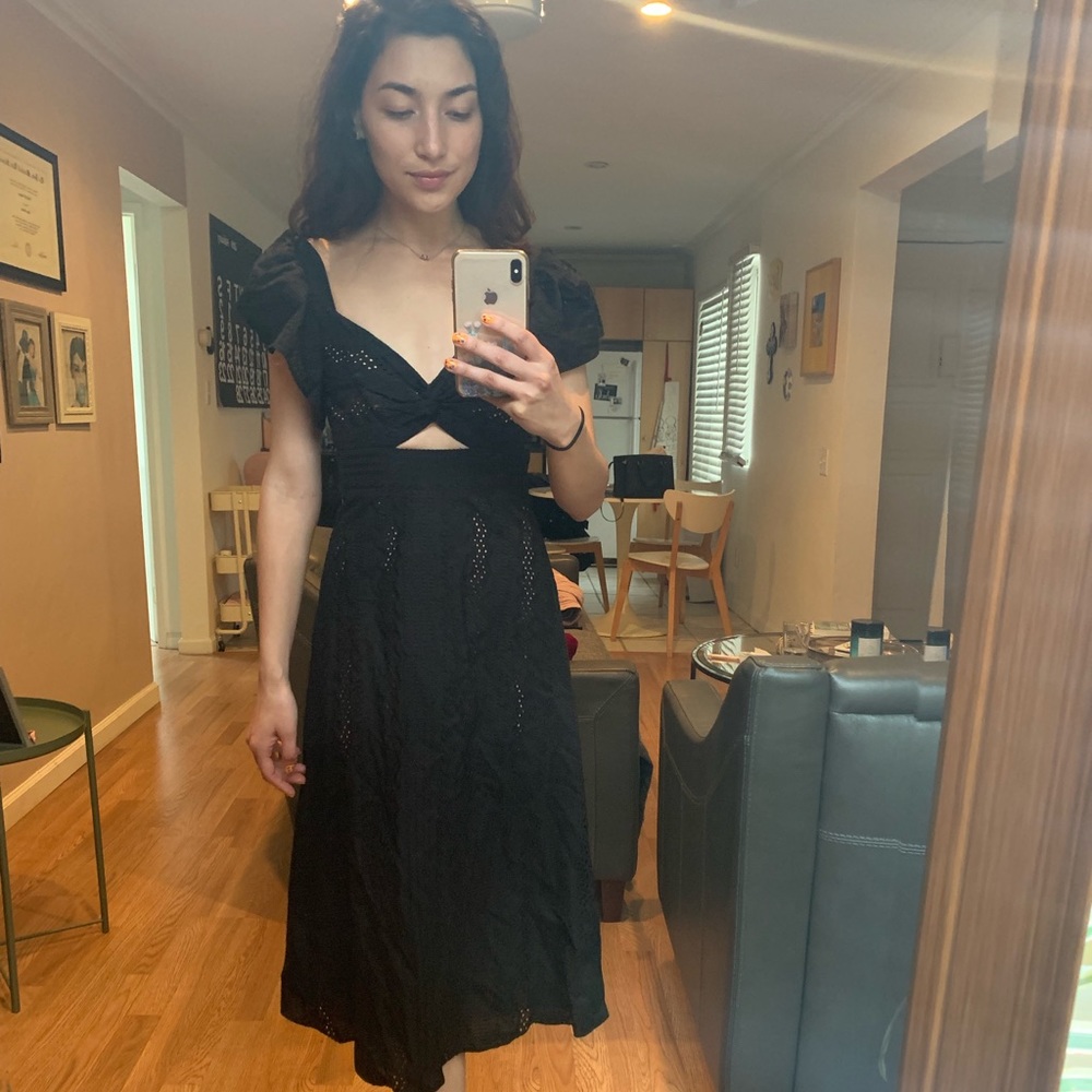 BCBG Lace Eyelet Dress